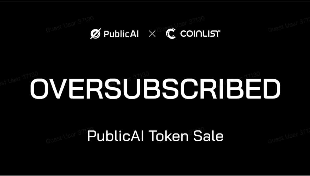 PublicAI Raised an Additional 2M Fund from CoinList Public Sale